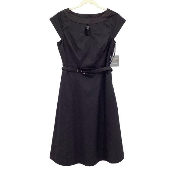 Black Midi Dress Merona NWT - Picture 1 of 10